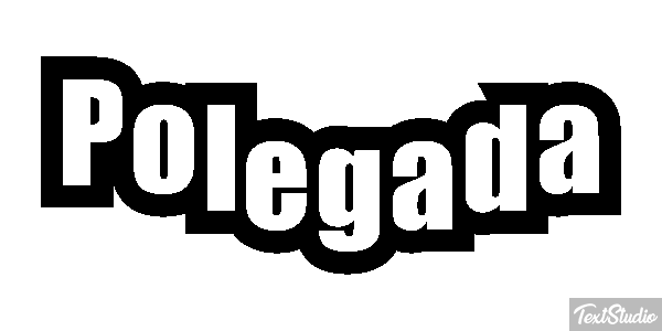 Polegada Efeito do texto