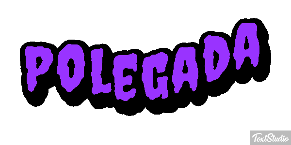 Polegada Efeito do texto