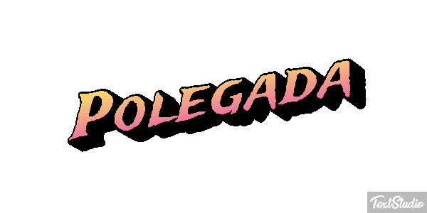Polegada Efeito do texto
