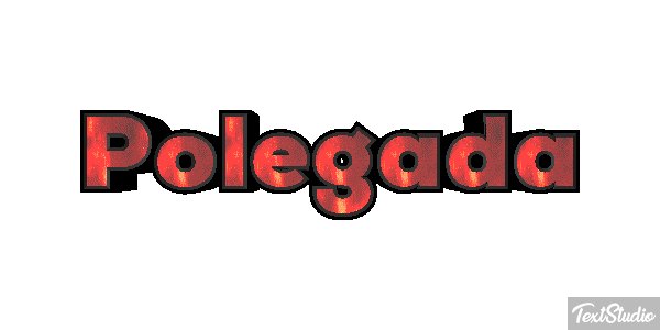 Polegada Efeito do texto