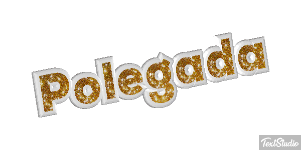 Polegada Efeito do texto
