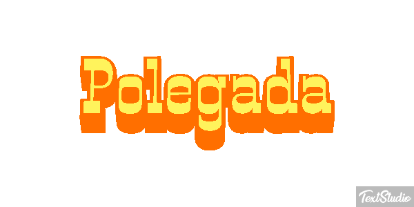 Polegada Efeito do texto