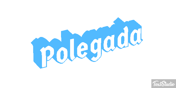 Polegada Efeito do texto