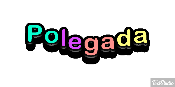 Polegada Efeito do texto
