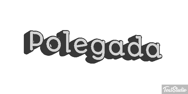 Polegada Efeito do texto