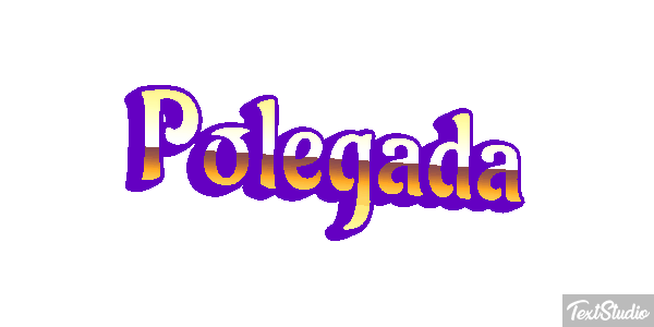 Polegada Efeito do texto