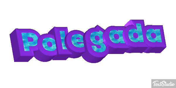 Polegada Efeito do texto