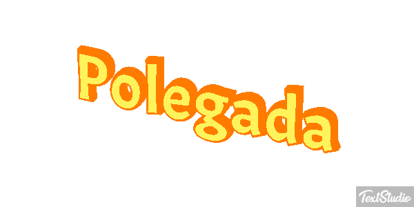Polegada Efeito do texto
