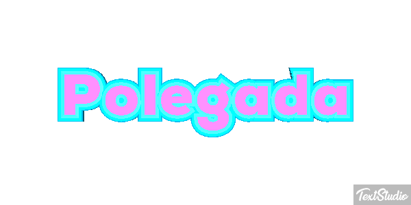 Polegada Efeito do texto