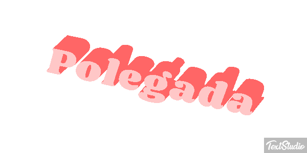 Polegada Efeito do texto