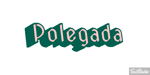Polegada Efeito do texto