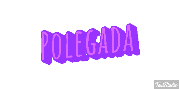 Polegada Efeito do texto