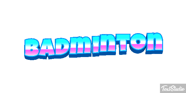 Badminton Effetto testo