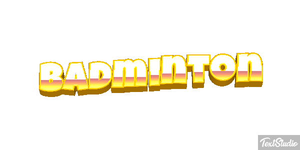 Badminton Effetto testo