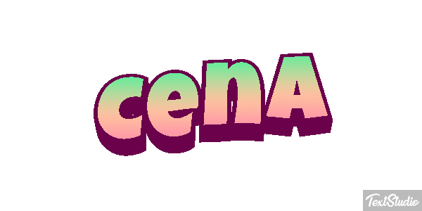 Cena Effet de texte