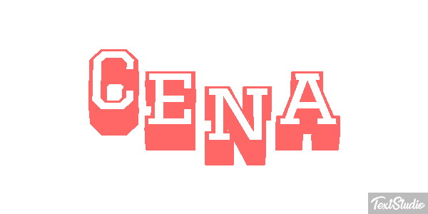 Cena Effet de texte