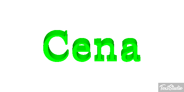 Cena Effet de texte