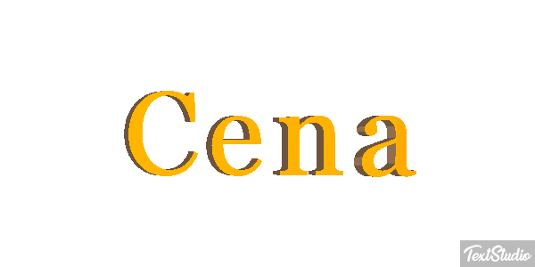 Cena Effet de texte