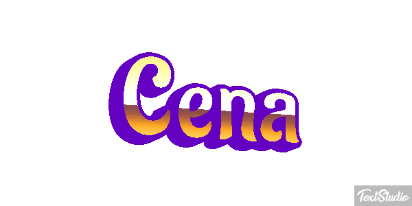 Cena Effet de texte