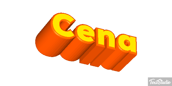 Cena Effet de texte