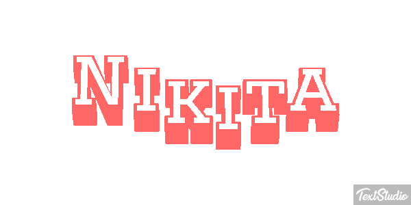Nikita Efecto de texto