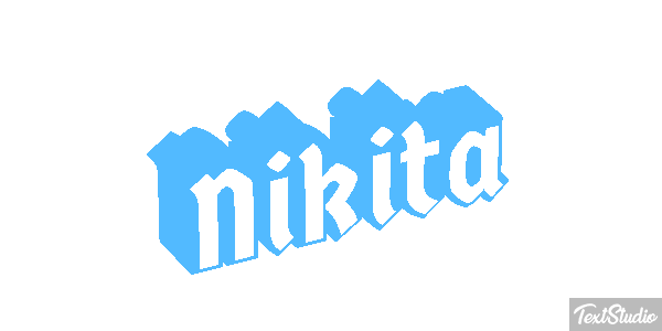 Nikita Efecto de texto