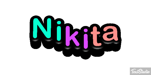 Nikita Efecto de texto