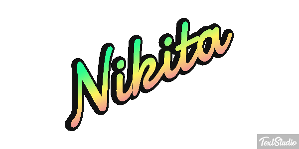 Nikita Efecto de texto