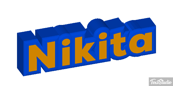 Nikita Efecto de texto