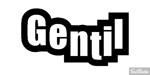 Gentil Effet de texte