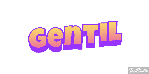 Gentil Effet de texte