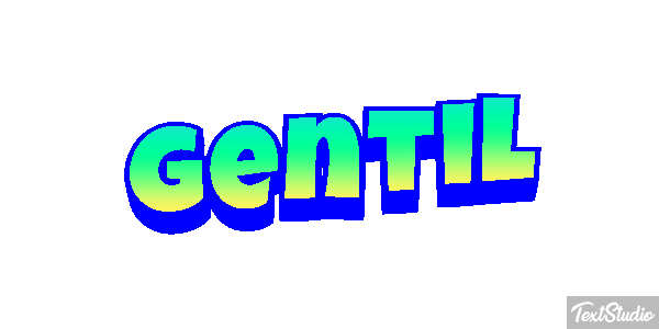 Gentil Effet de texte