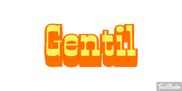 Gentil Effet de texte