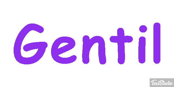 Gentil Effet de texte