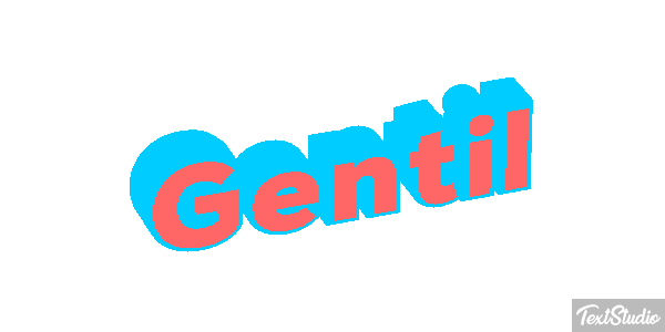 Gentil Effet de texte