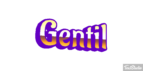 Gentil Effet de texte