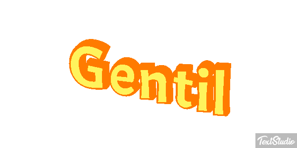 Gentil Effet de texte