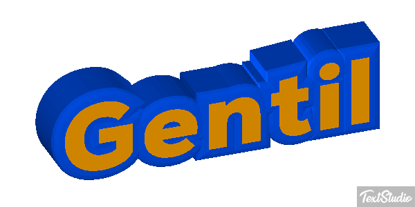 Gentil Effet de texte