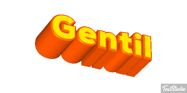 Gentil Effet de texte