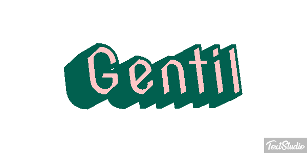 Gentil Effet de texte