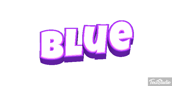 Blue Effetto testo
