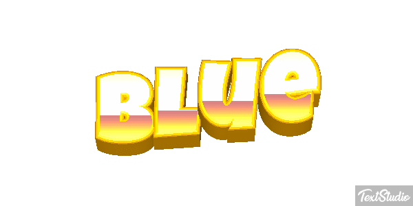 Blue Effetto testo