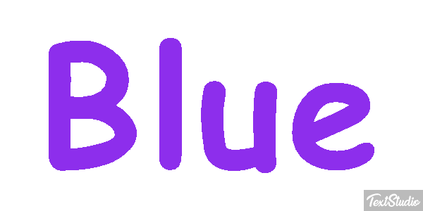 Blue Effetto testo