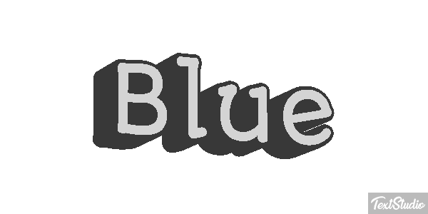 Blue Effetto testo