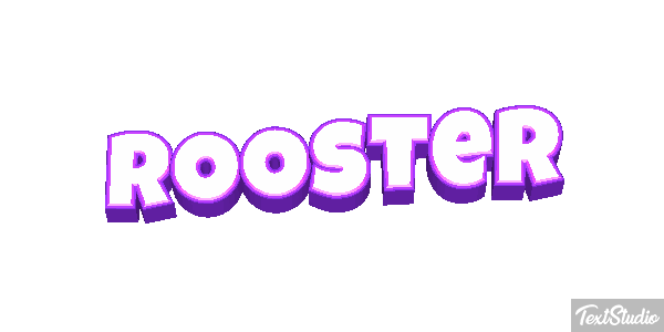 Rooster Text effect