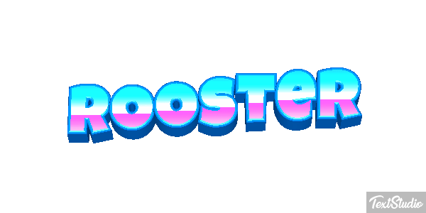 Rooster Text effect