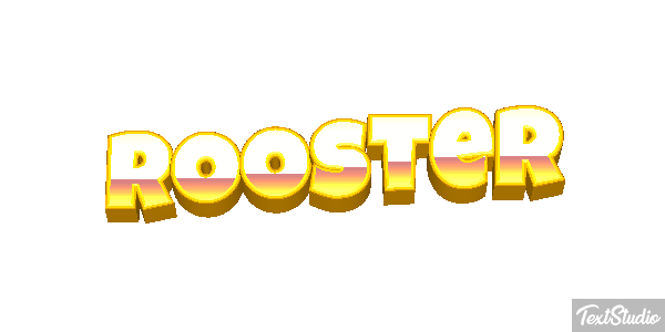 Rooster Text effect
