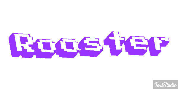 Rooster Text effect