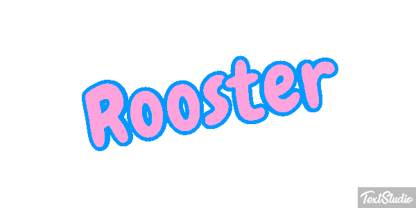 Rooster Text effect