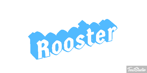 Rooster Text effect